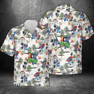 Stitch Hawaiian 3D Shirt Gift for Men Women