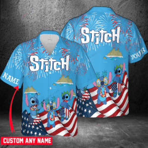 Stitch Personalized Hawaiian 3D Shirt Gift for Men Women