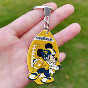 West Virginia Mountaineers Mickey Keychain – Gift for Fans