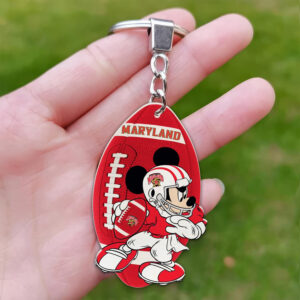 Maryland Terrapins Mickey Keychain - Gift for Fans