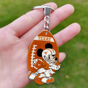 Texas Longhorns Mickey Keychain - Gift for Fans