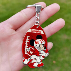 Utah Utes Mickey Keychain - Gift for Fans