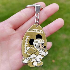 Georgia Tech Yellow Jackets Mickey Keychain - Gift for Fans
