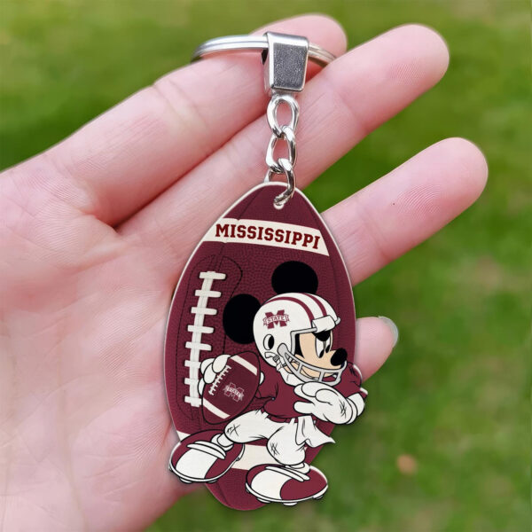 Mississippi State Bulldogs Mickey Keychain – Gift for Fans