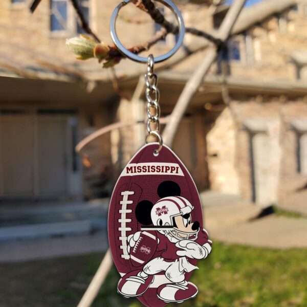 Mississippi State Bulldogs Mickey Keychain – Gift for Fans