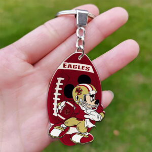 Boston College Eagles Mickey Keychain - Gift for Fans