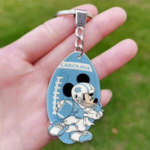 North Carolina Tar Heels Mickey Keychain - Gift for Fans