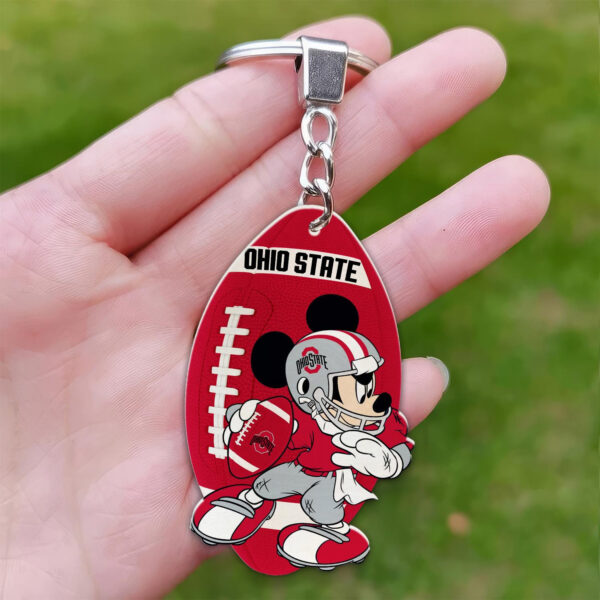 Ohio State Buckeyes Mickey Keychain – Gift for Fans