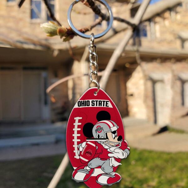 Ohio State Buckeyes Mickey Keychain – Gift for Fans