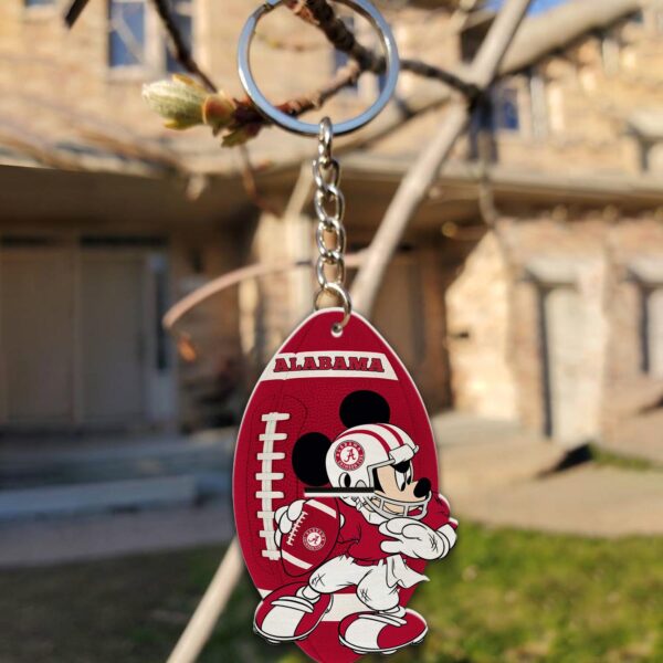 Alabama Crimson Tide Mickey Keychain – Gift for Fans