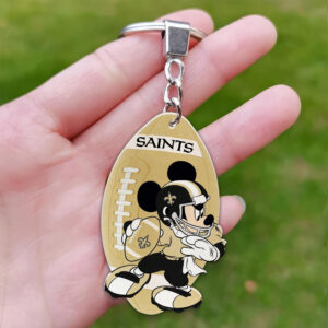 New OrleansSaints Mickey Keychain – Gift for Fans