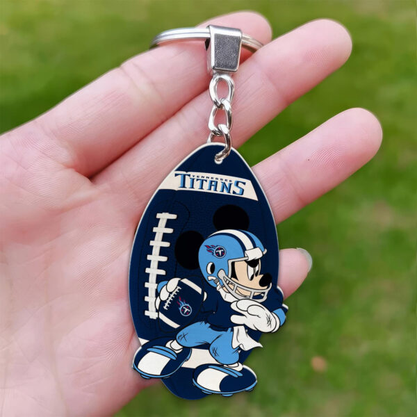 Tennessee Titans Mickey Keychain – Gift for Fans