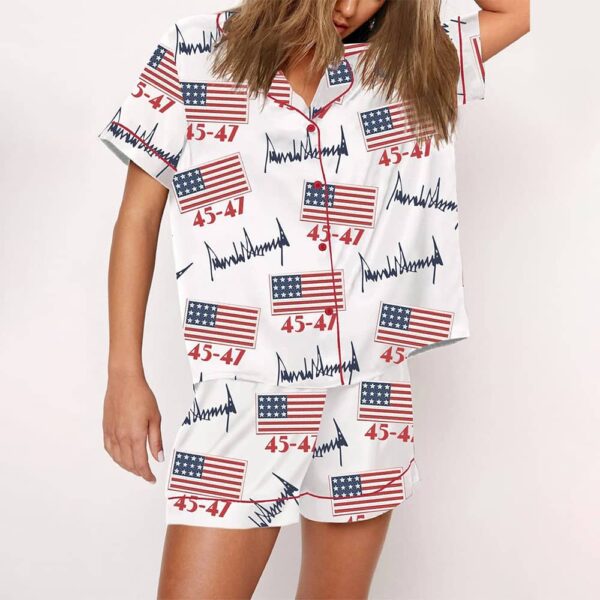 Women’s Trump 45 47 Pajama Set Gift for Women