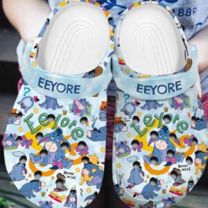 EEYORE Winnie The Pooh Cartoon Clogs: Adorable Footwear for Kids and Adults – Shop Now!