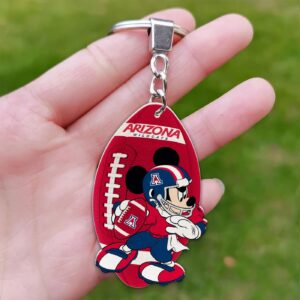 Arizona Wildcats Mickey Keychain – Gift for Fans