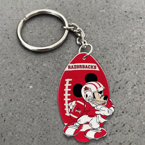 Arkansas Razorbacks Mickey Keychain – Gift for Fans