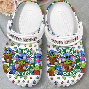Baby Yoda Stitch Clogs