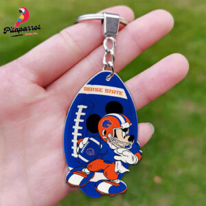 Boise State Broncos Mickey Keychain - Gift for Fans