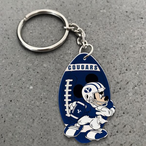 BYU Cougars Mickey Keychain – Gift for Fans