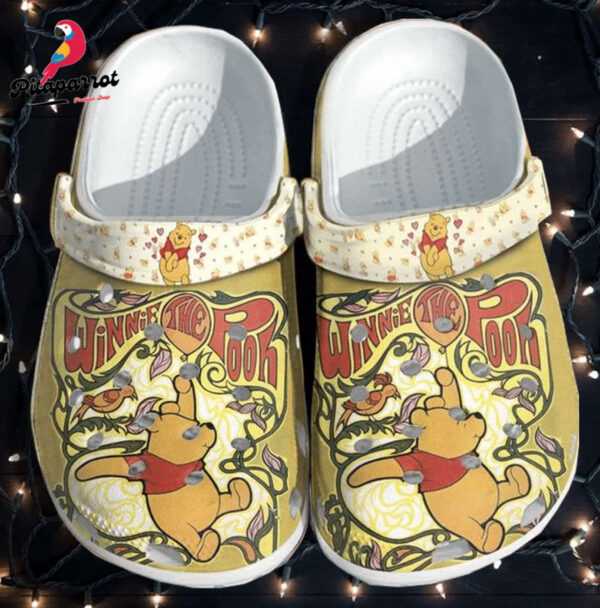 Adorable Winnie The Pooh Carton Clogs for Kids & Adults – Stylish and Comfortable Footwear for All Ages