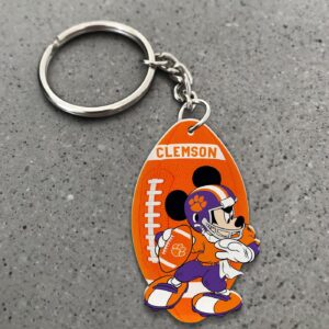 Clemson Tigers Mickey Keychain – Gift for Fans