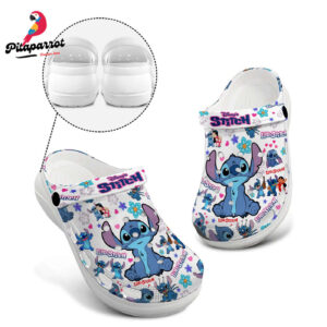 Comfortable Stitch White High-sole Clogs