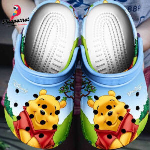 Classic Water Clog Shoes - Winnie The Pooh Cartoon Movie Band Comfortable for Men and Women by Croc Shoes