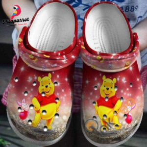 Croc Shoes: Disney Adults Clog Shoes - Winnie The Pooh Design Stylish Comfortable Footwear for Disney Fans