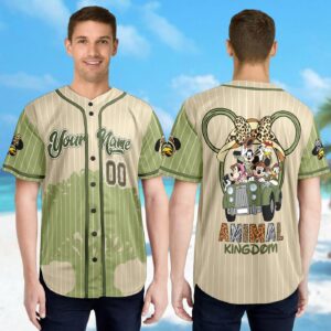 Disney Mickey and Friends Baseball Jersey Team Animal Kingdom Basketball Cartoon Baseball Outfit Magic Kingdom Group Shirt