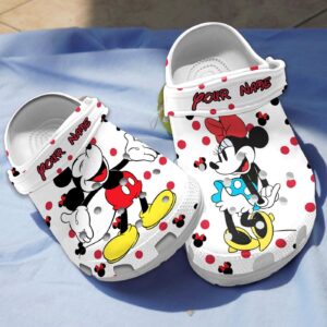 Custom Name Clogs Mickey And Minnie Clogs For Men And Women