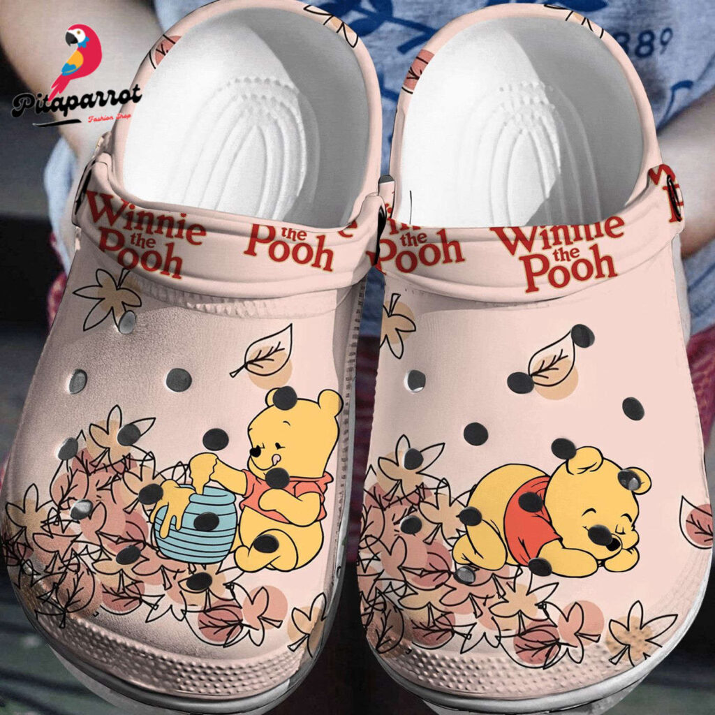 Cute Winnie The Pooh Honey Clogs: Light Pink Shoes for Kids & Adults – Enjoy Sweet Style! Cute Winnie The Pooh Honey Clogs: Light Pink Shoes for Kids & Adults – Enjoy Sweet Style!