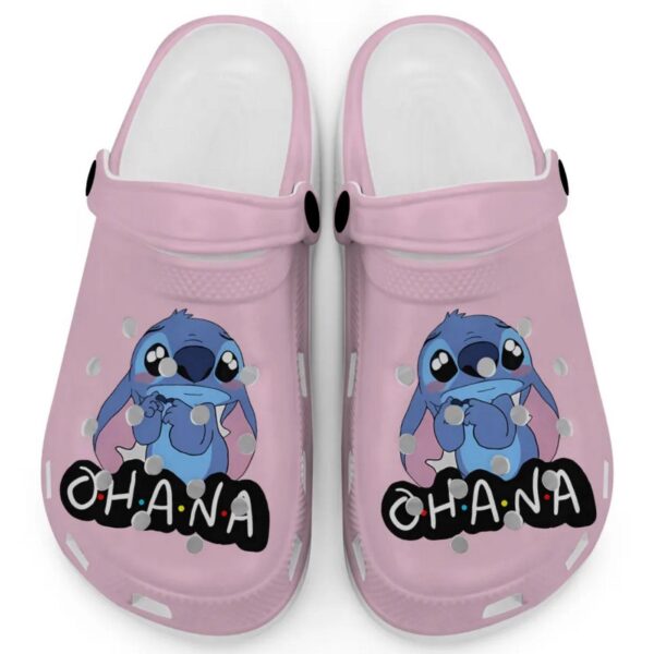 Cute Ohana Stitch Blossom Clogs For Kids And Adults