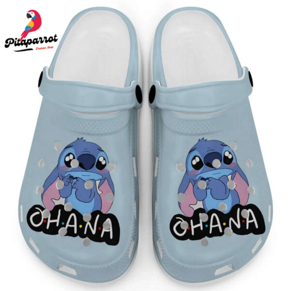 Cute Ohana Stitch Charm Bray Clogs For Kids And Adults