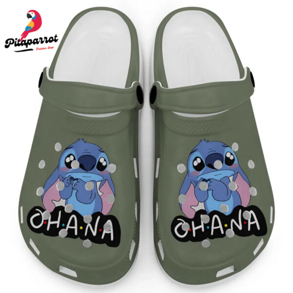 Cute Ohana Stitch Hemp Clogs For Kids And Adults