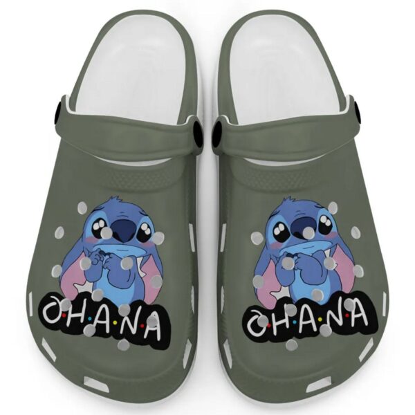 Cute Ohana Stitch Pepper Clogs For Kids And Adults