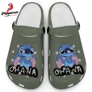 Cute Ohana Stitch Pepper Clogs For Kids And Adults