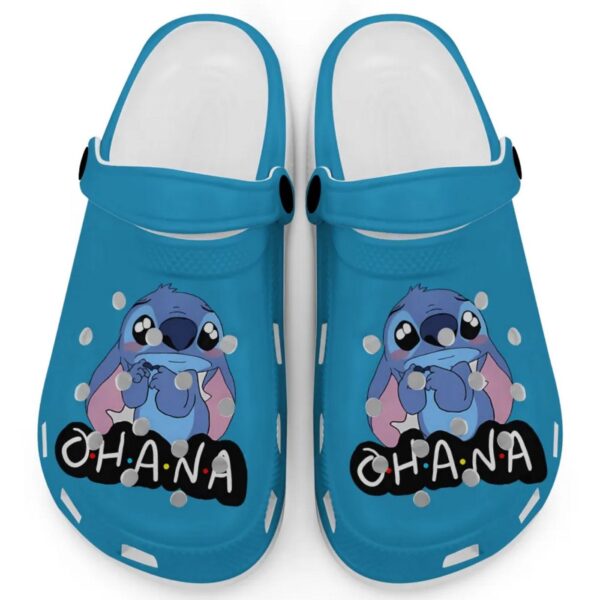 Cute Ohana Stitch Royal Caribe Clogs For Kids And Adults