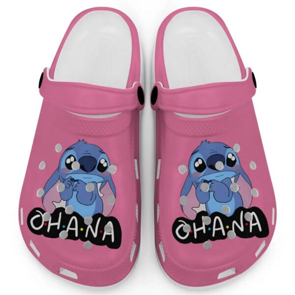Cute Ohana Stitch True Poeny Clogs For Kids And Adults