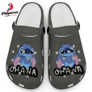 Cute Ohana Stitch True Sage Clogs For Kids And Adults
