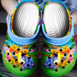 Cute Winnie The Pooh Colorful Clogs – Classic Shoes for Fun & Style