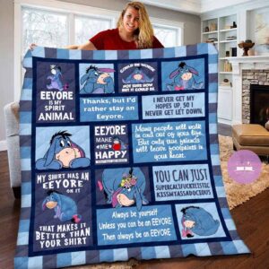 Disney Eeyore Winnie The Pooh Fleece Quilt