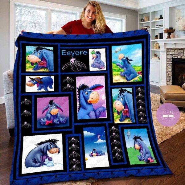 Eeyore Winnie The Pooh Fleece Quilt