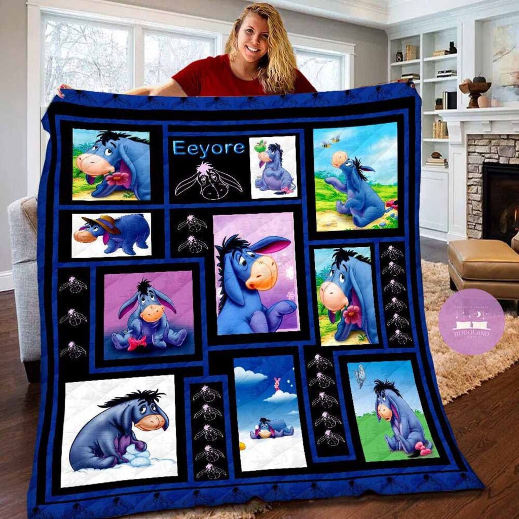 Eeyore Winnie The Pooh Fleece Quilt
