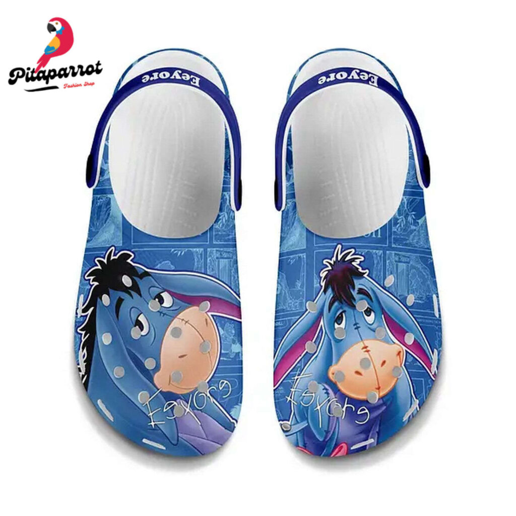 Playful Eeyore Winnie The Pooh Clogs for Kids and Adults – Fun and Comfy Footwear