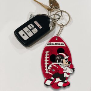 Georgia Bulldogs Mickey Keychain - Gift for Fans 3
