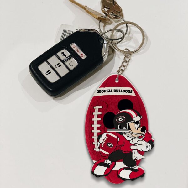 Georgia Bulldogs Mickey Keychain – Gift for Fans
