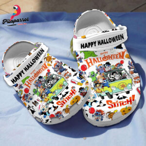 Happy Halloween Stitch Cosplay Scarry Villains  Clogs