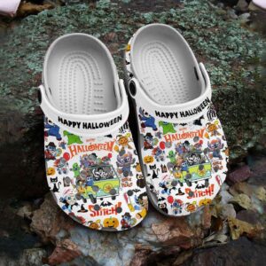 Happy Halloween Stitch Cosplay Scarry Villains  Clogs