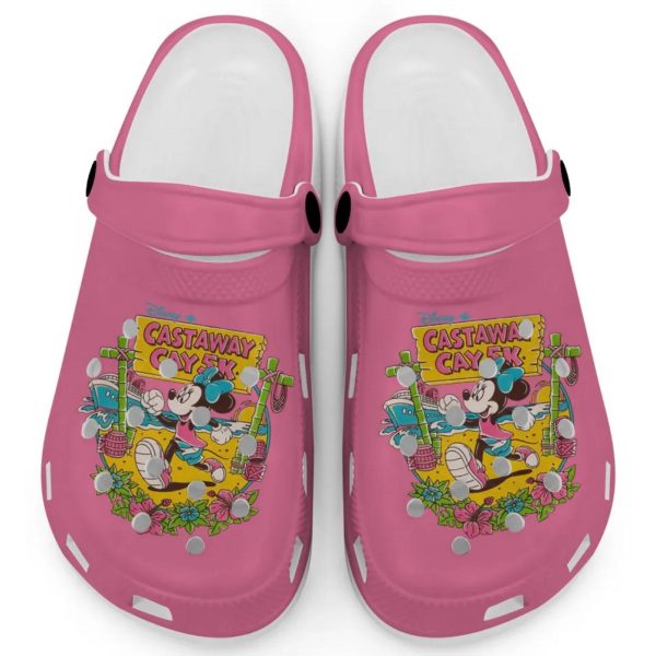 Happy Mickey Minnie Cattawat Cay Crunchberry Clogs For Men And Women