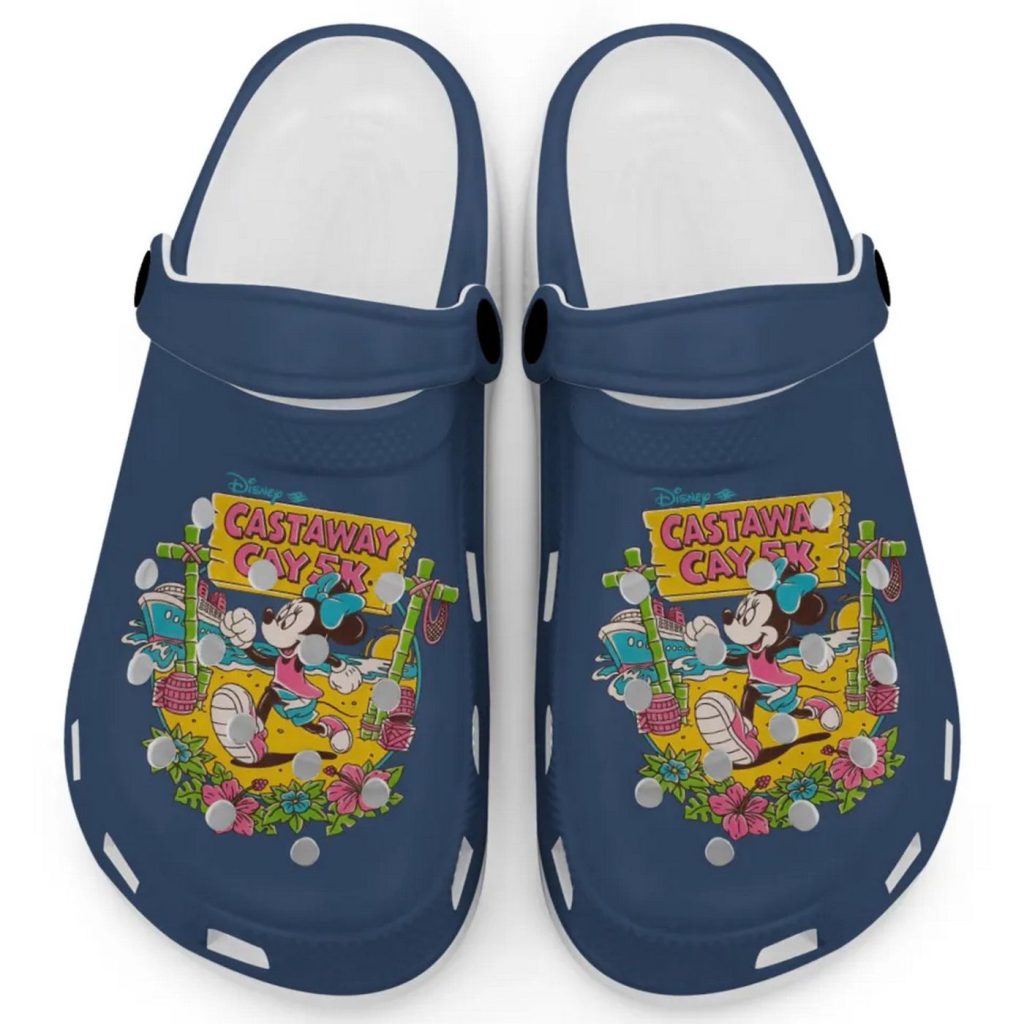 Happy Mickey Minnie Cattawat Cay True Navy Clogs For Men And Women Happy Mickey Minnie Cattawat Cay True Navy Clogs For Men And Women